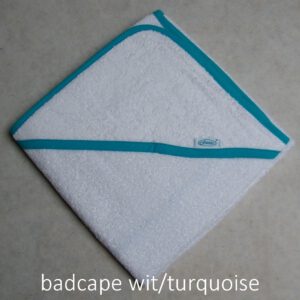 badcape wit turquoise