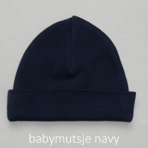 babymutsje navy