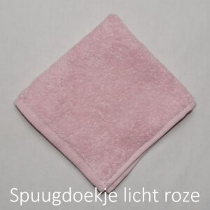 spuugdoek licht roze