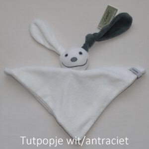 tutpopje wit/antraciet