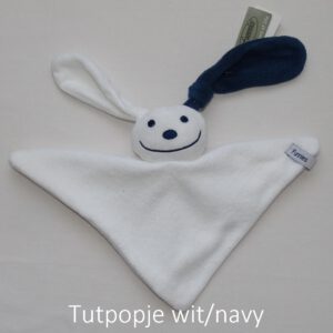 tutpopje wit/navy